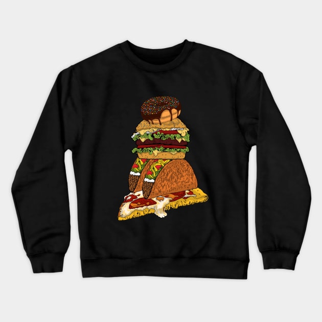 Junk Food Crewneck Sweatshirt by Astrablink7